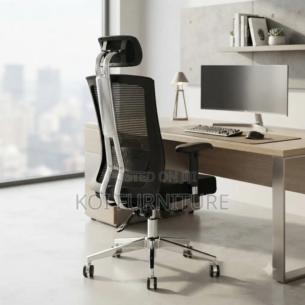 Office Chairs; Ergonomic Office Fabric Chairs With Star Cross Legged