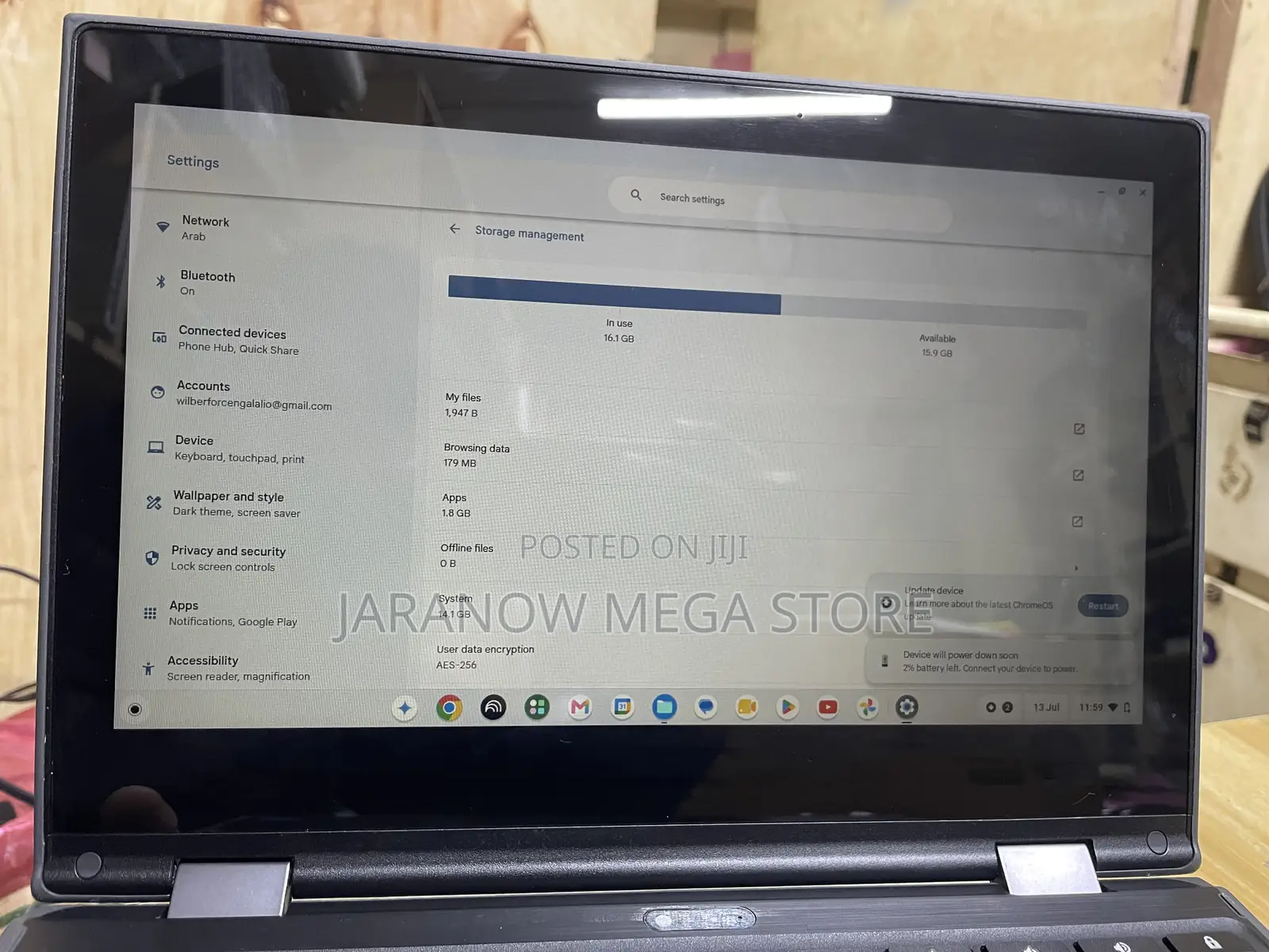 Laptop Lenovo 500e 4GB Intel Celeron eMMC 32GB
