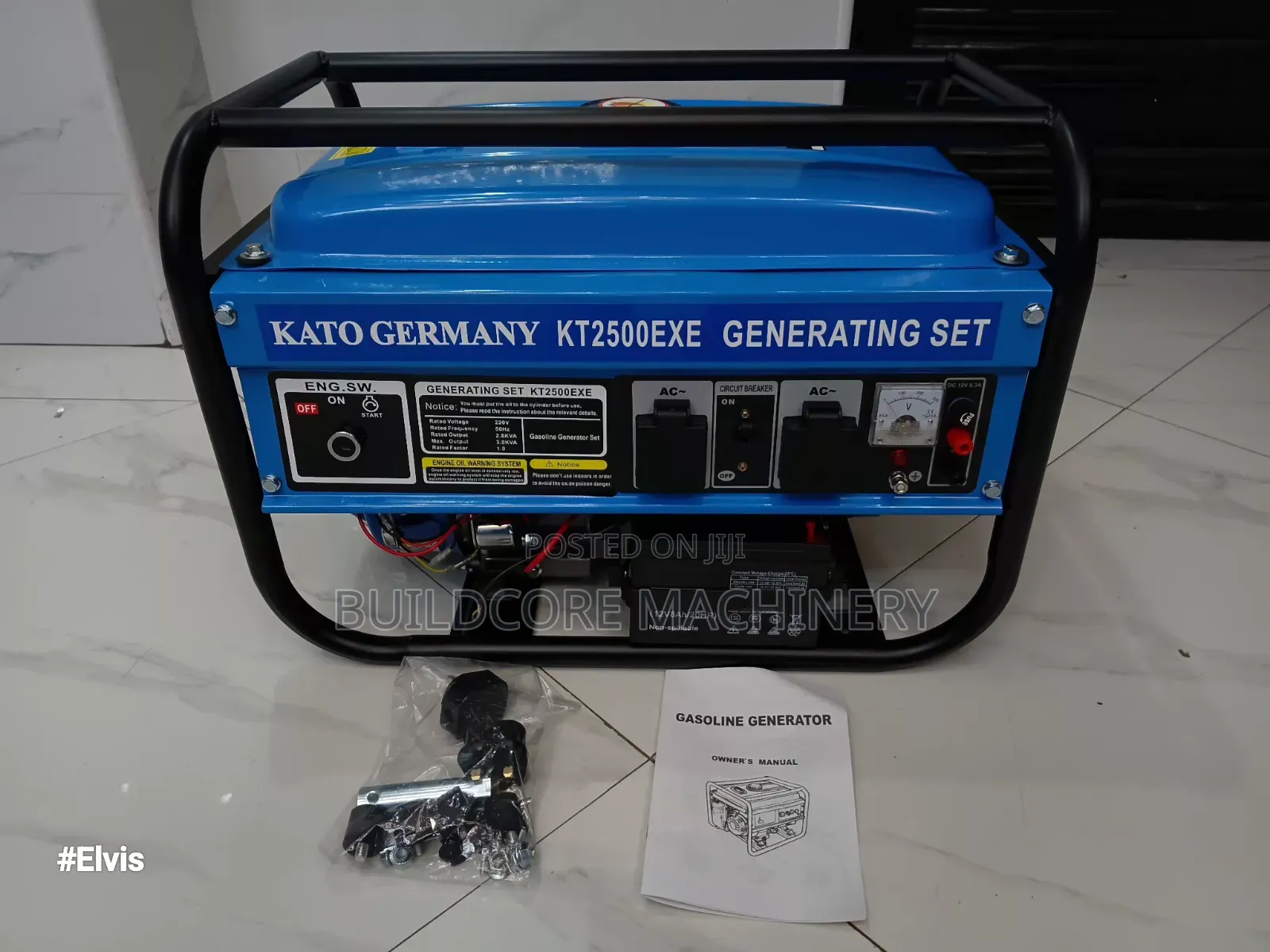 3.5kva Kato Germany Keystart Power Generator