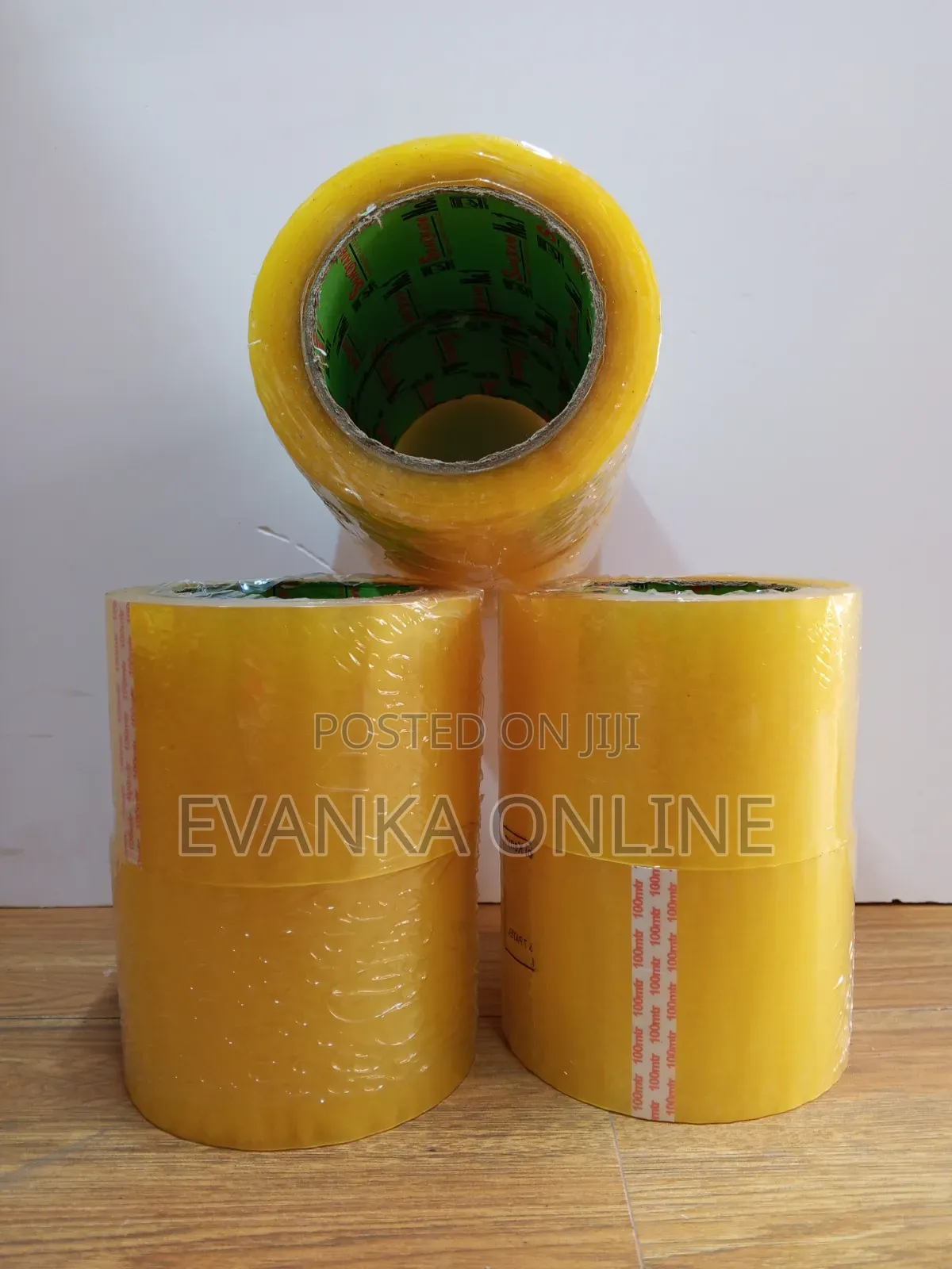 Clear Yellow Tape - 72mmx100m