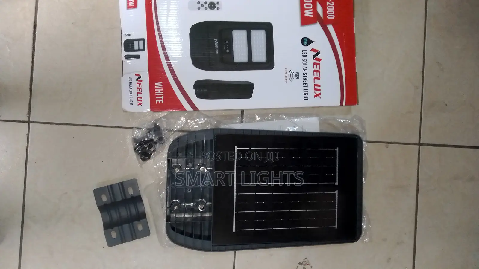 Neelux 200w Solar Led Street Light With Remote Control- Waterproof