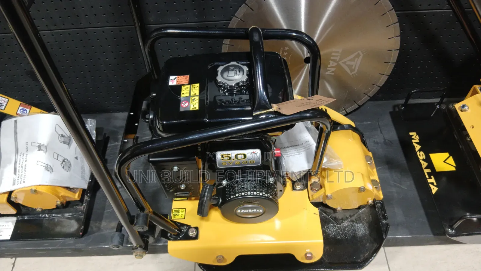 Masalta Forward Plate Compactor Msr90-3r With Robin Engine