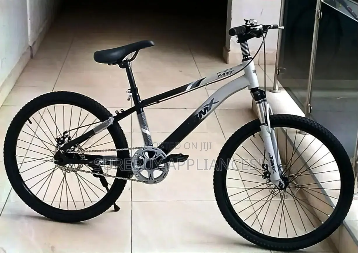 24 Inch BMX Mountain Bike With Front Suspension Disc Brakes