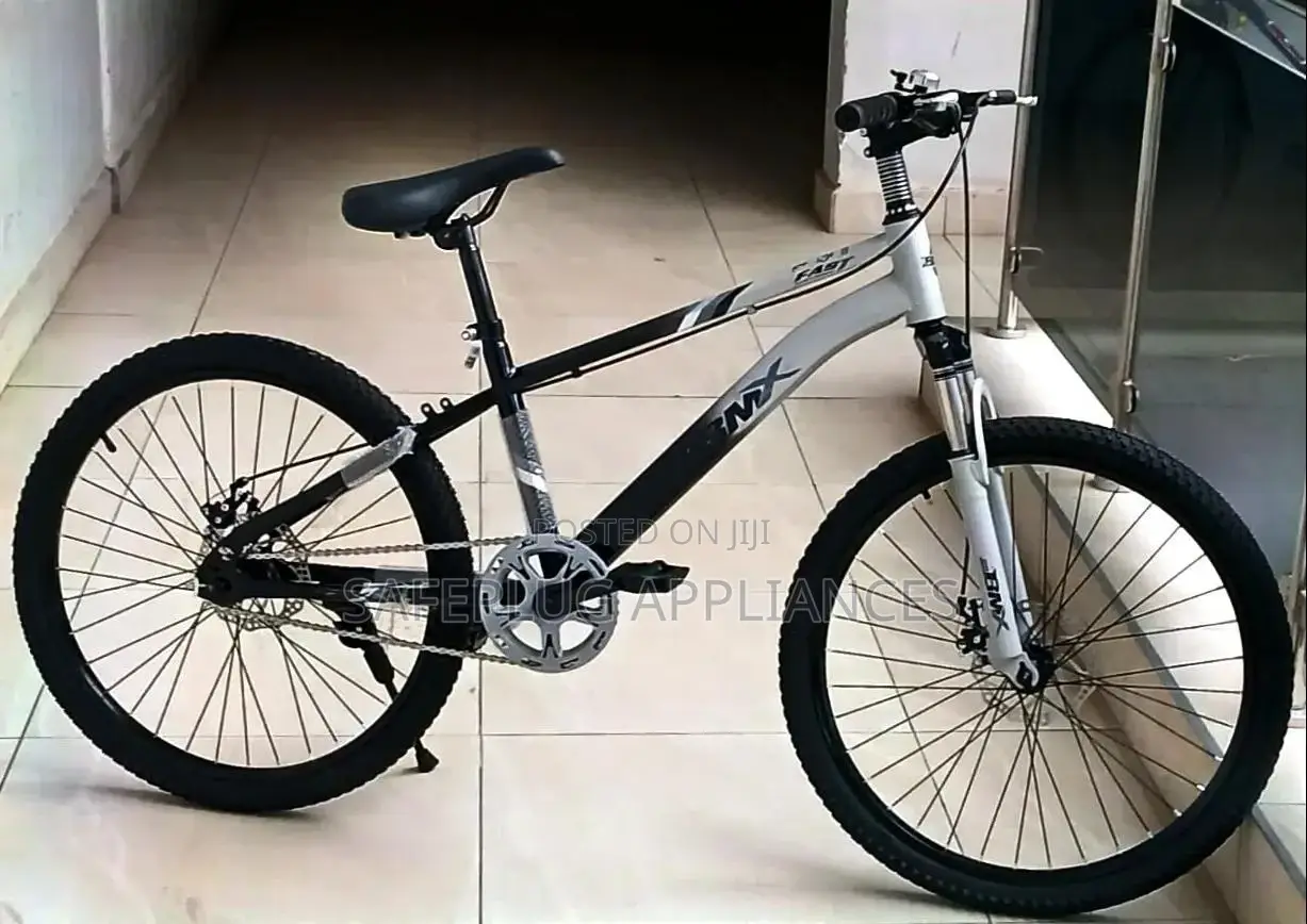 24 Inch BMX Mountain Bike With Front Suspension Disc Brakes