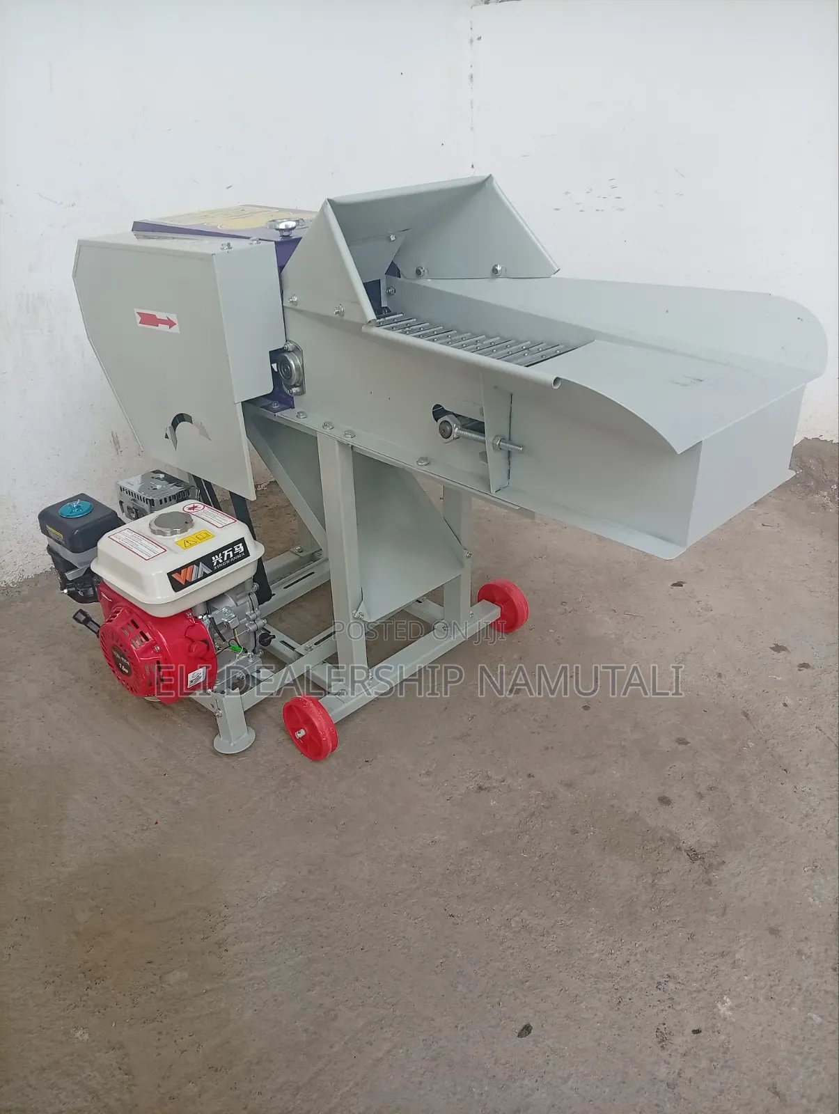 High Speed Chaff Cutter Machine 600kg/H Gasoline Engine 7.5hp