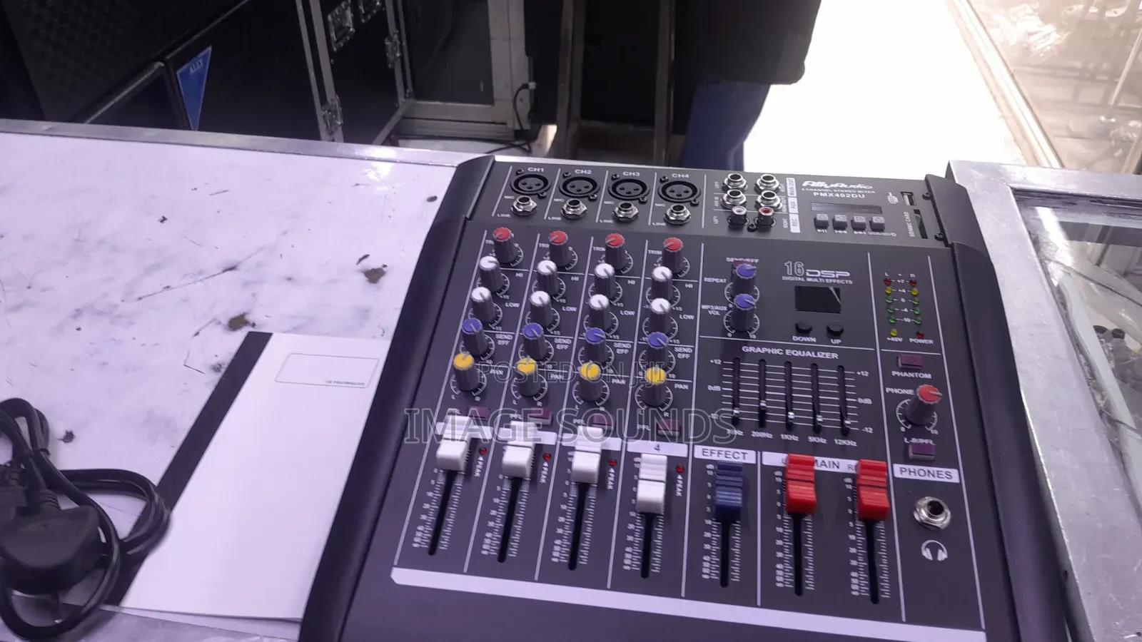 Ally Audio 4-Channel Powered Mixer 700w – Bluetooth, Usb DSP Effects