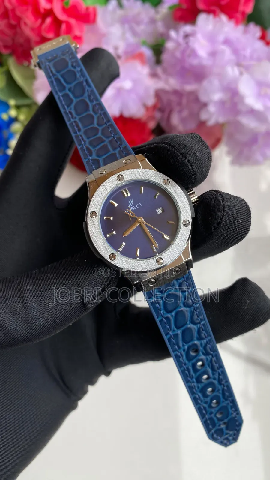 Ladies Hublot Leather Strap Watch