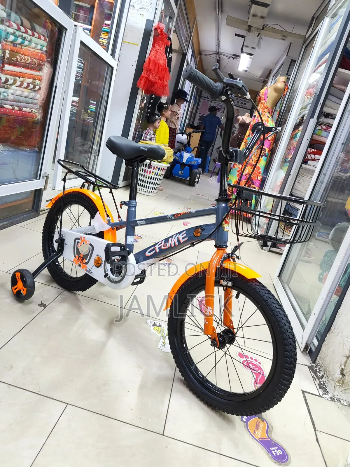 Orange 16-inch Kids Bicycle - Br