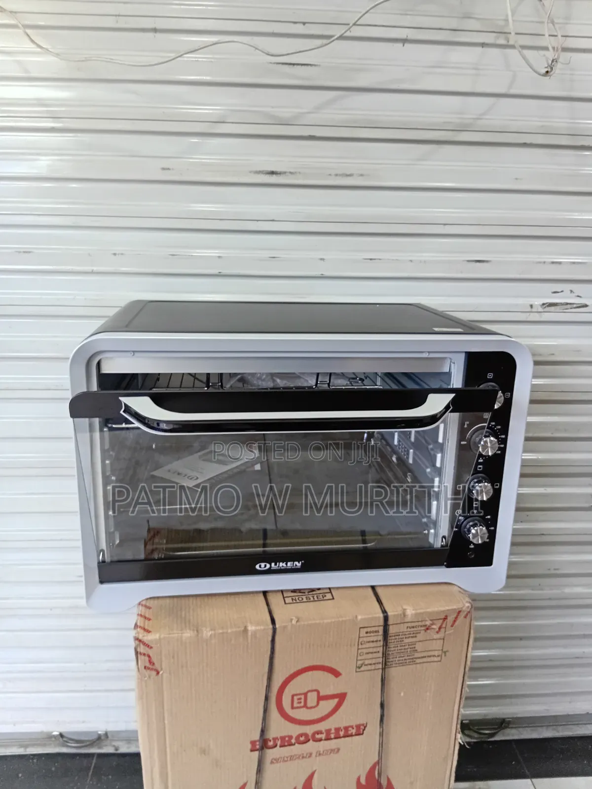 Uken 100 Litres Toaster Oven With Rotisserie $Convection $ Inner Lamp