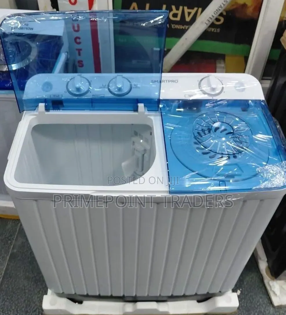 Smartpro 8kg Twin-Tub Washing Machine – Powerful Wash Efficient Spi
