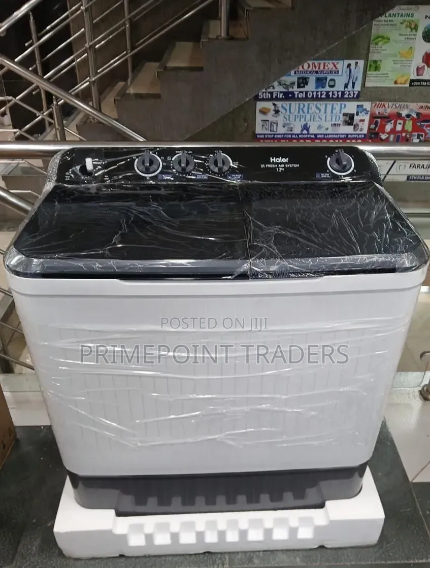 Haier Washing Machine 13kg Twin Tub Design for Faster Washing