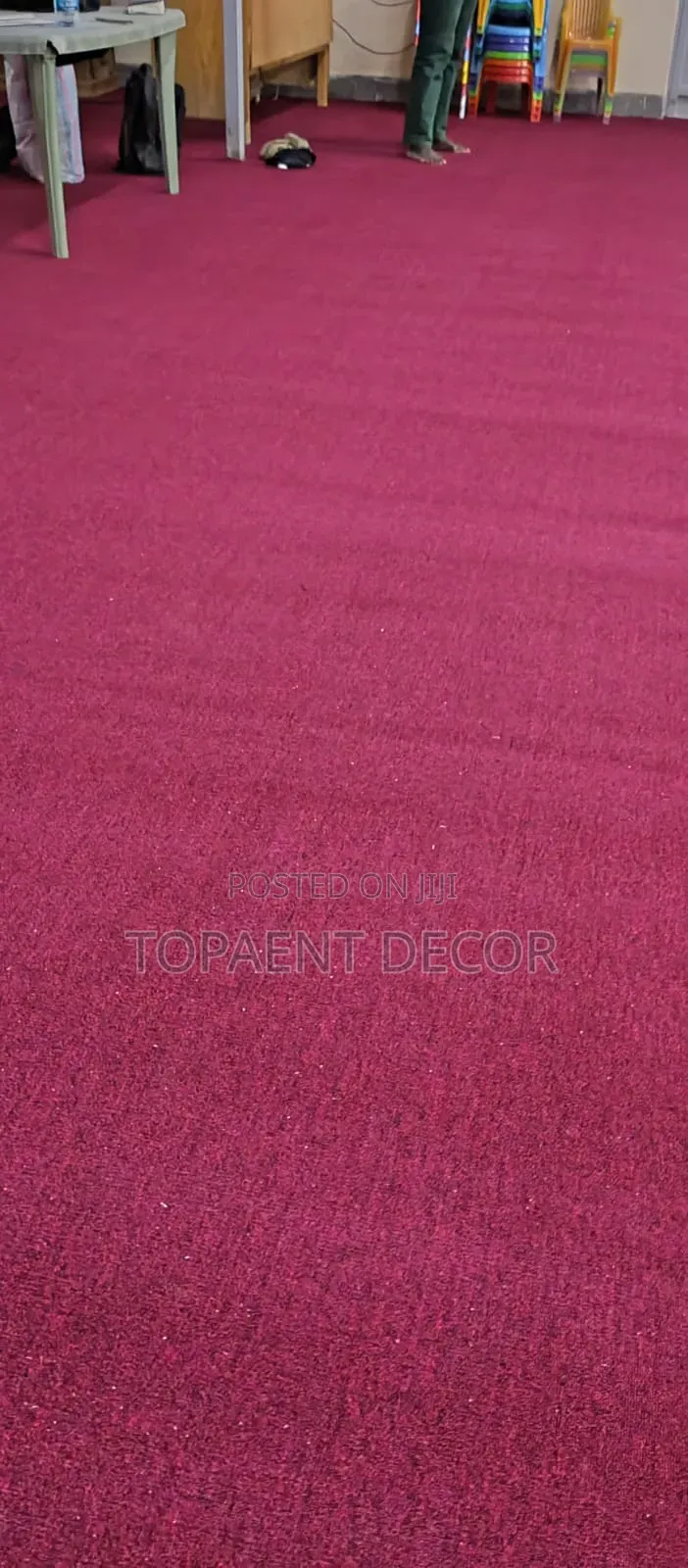 Maroon Delta Wall to Wall Carpets