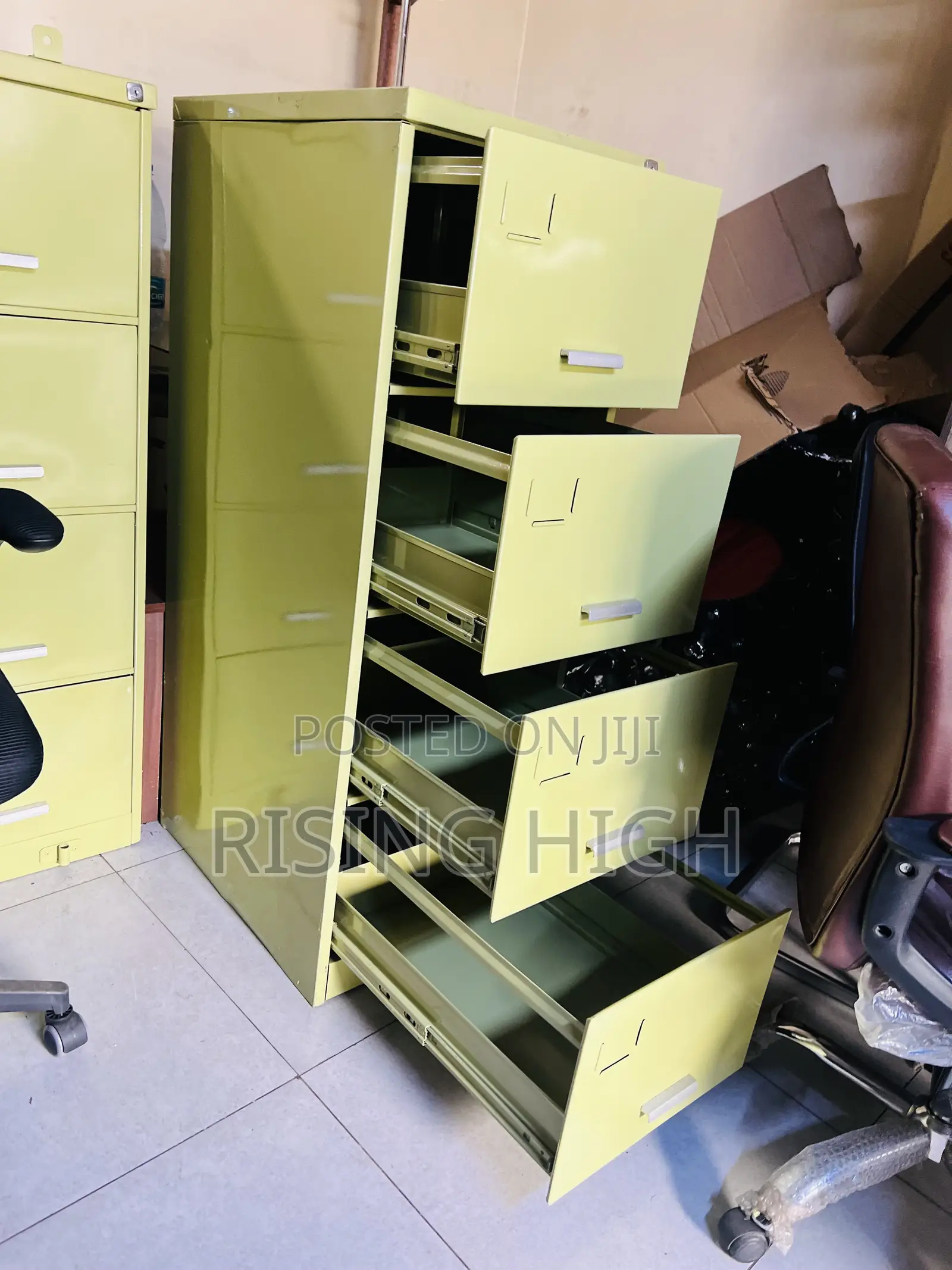 Premium 4-Drawer Steel Filing Cabinet – Office