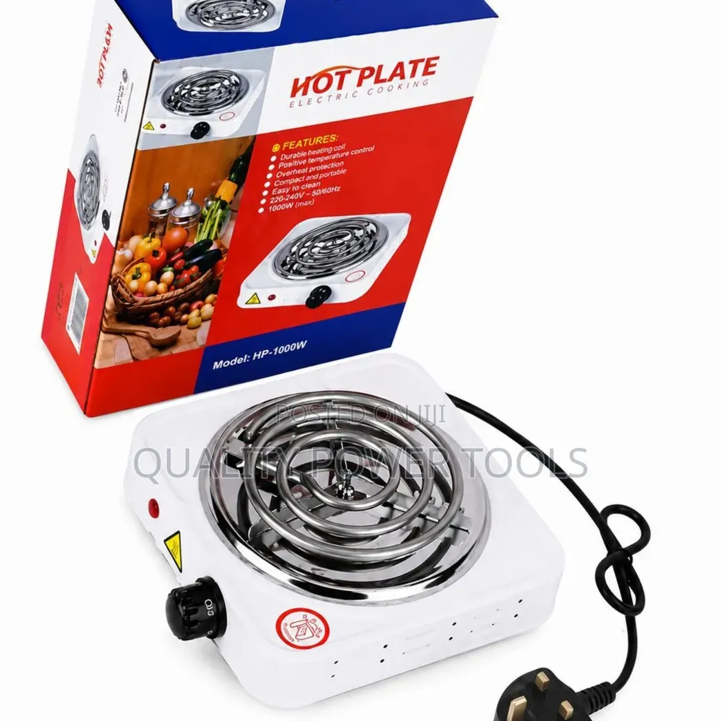 1000w Electric Hotplate Portable, Single-Coil