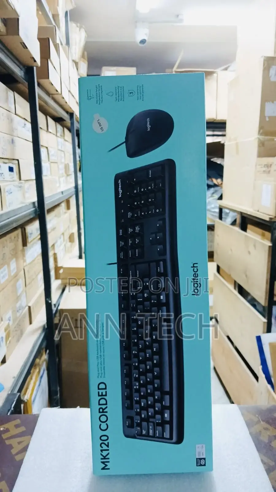 Logitech Mk120 Wired Keyboard and Mouse Combo