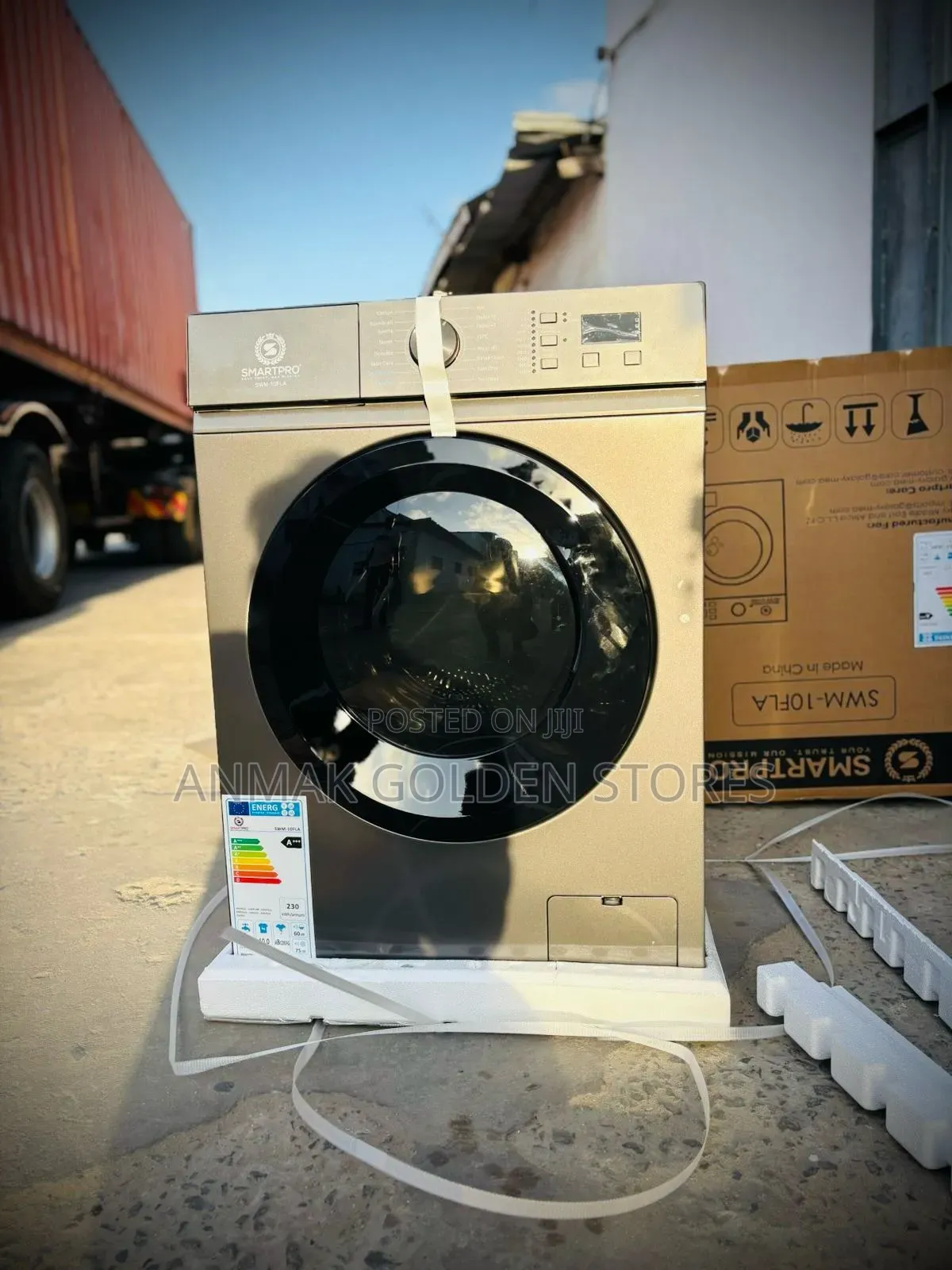 Smartpro 8kg Front Load Fully Automatic Washing Machine Anmak