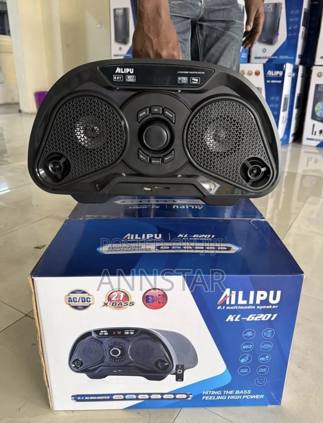 2.1 Ailipu Bombox With Inbuiltspeaker Homethearte Speaker System