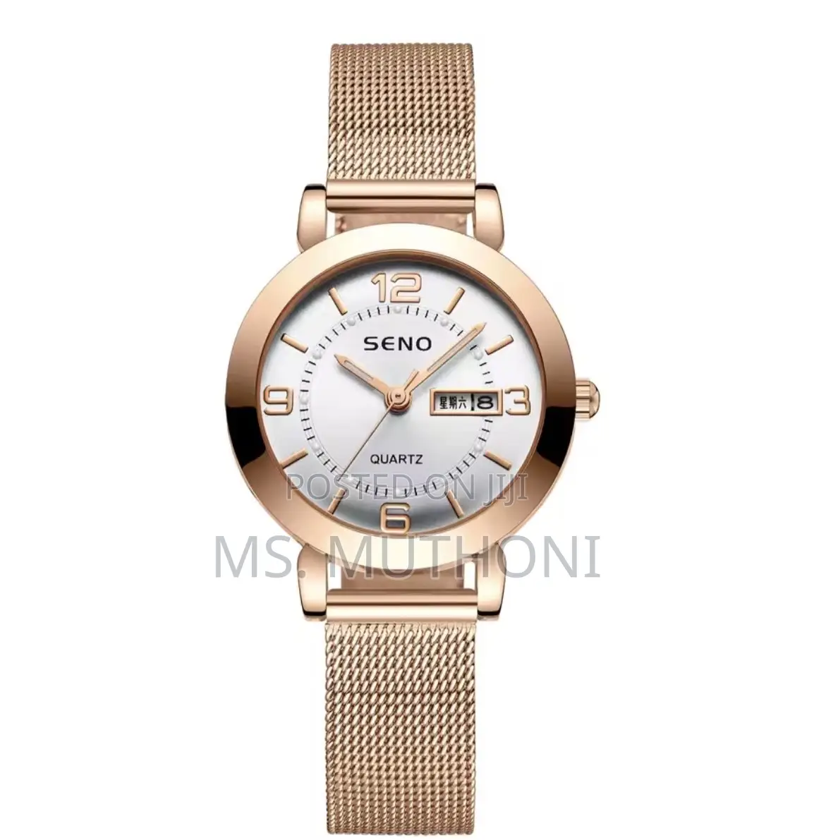 Luxury Seno S027 Elegant Quartz Watch for Ladies