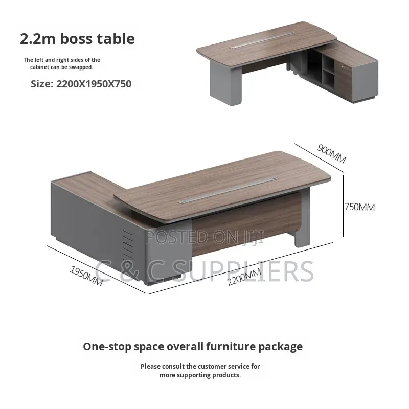 Modern Ceo Desk-2.0m