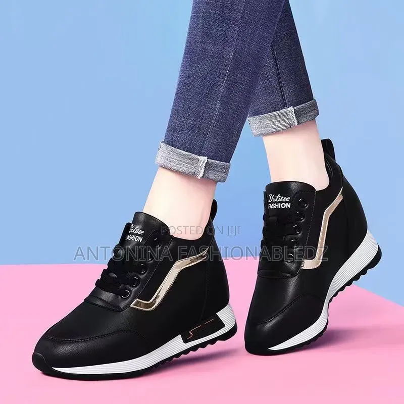 Ladies Comfortable Wedge Sneakers 37-40