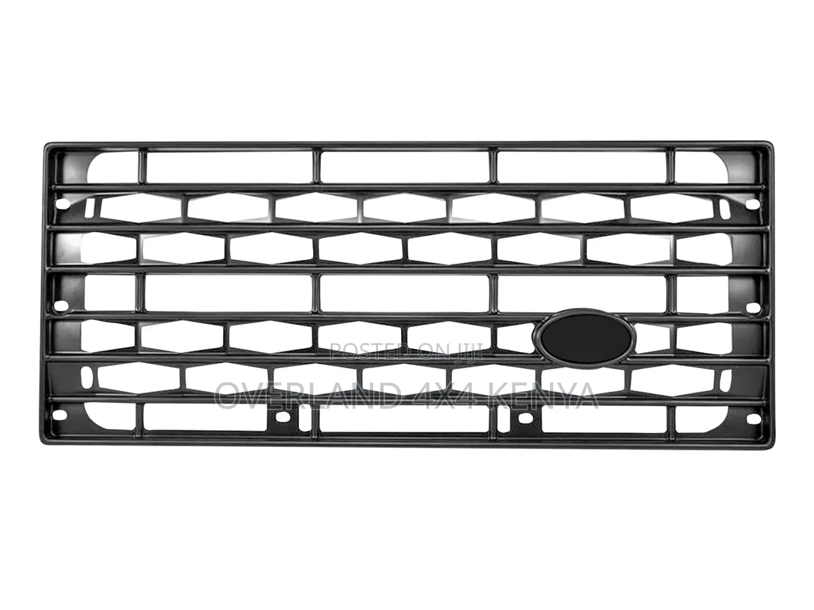 Defender Font Grille Honeycomb Black Matt