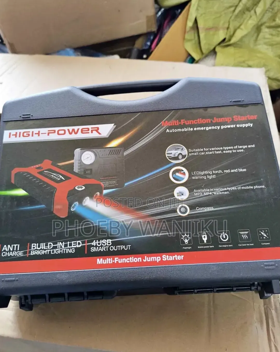 Portable Jump Starter Kit/Heavy Duty Jump Starter Kit