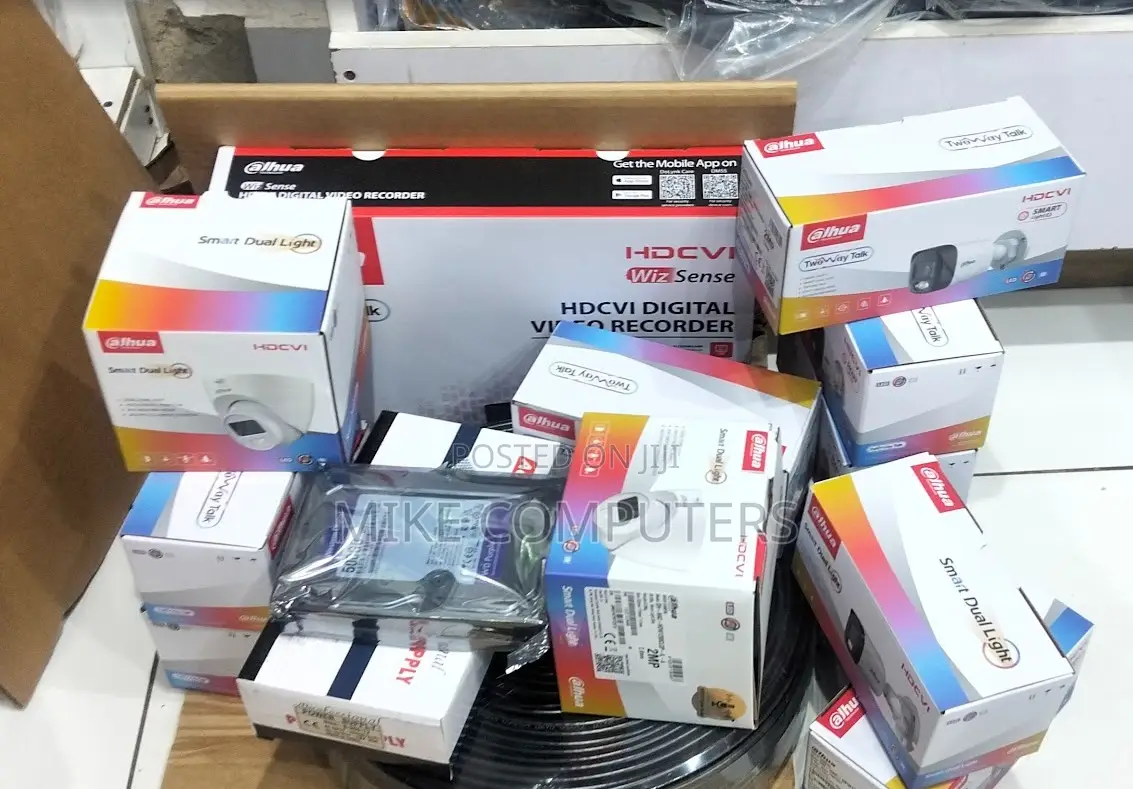 Dahua Smart CCTV Kit With 4 Cameras and Mobile Viewing