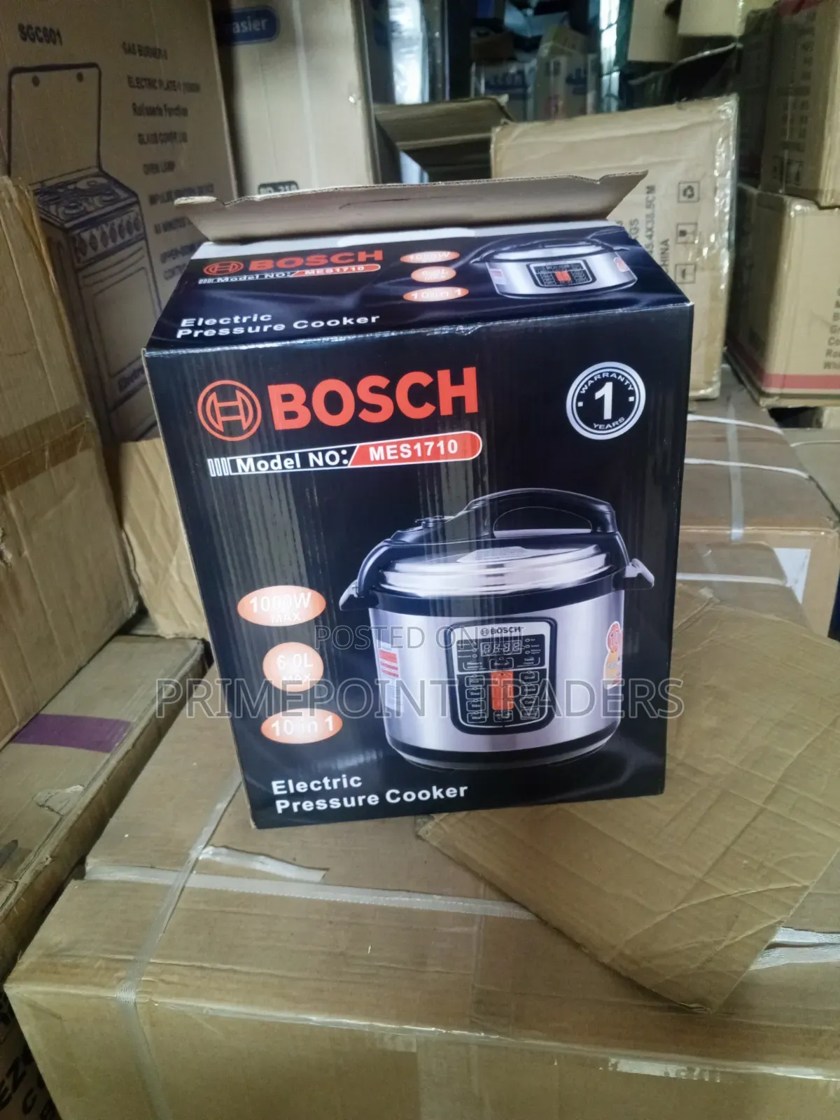 Bosch 6l Digital Electric Pressure Cooker – Cook More, Stress Less