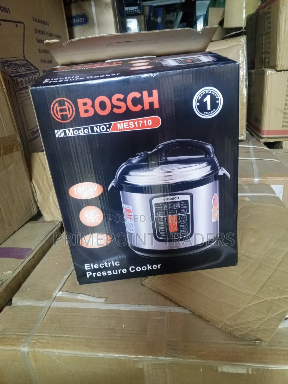 Bosch 6l Electric Pressure Cooker – Healthy Meals in Minutes
