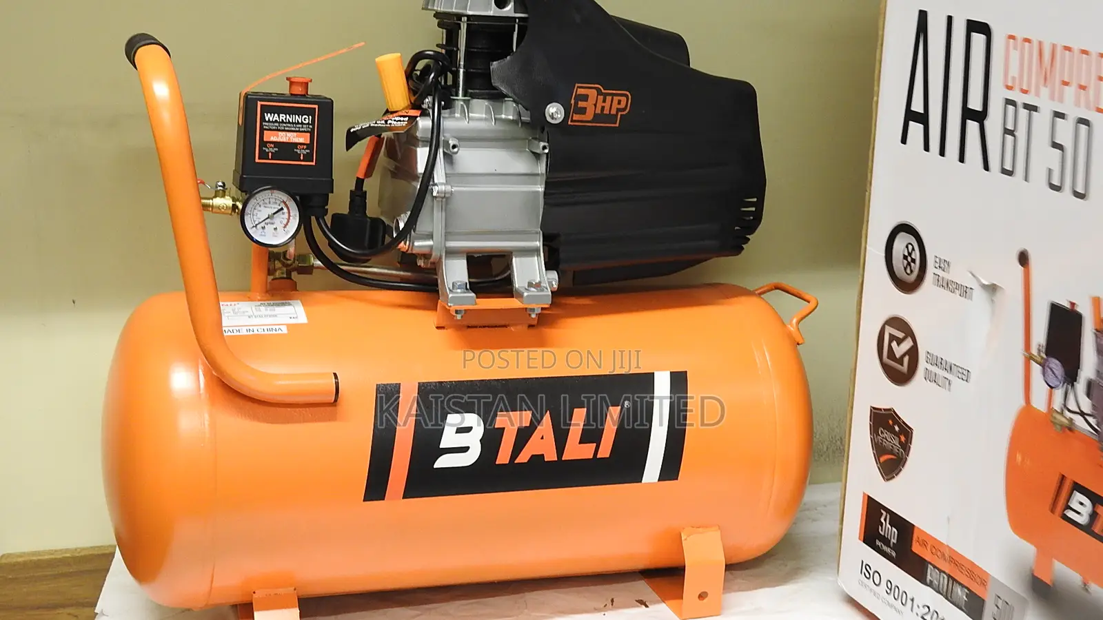 Btali 50l Electric Air Compressor – High-Quality 50-Litre Power Pump