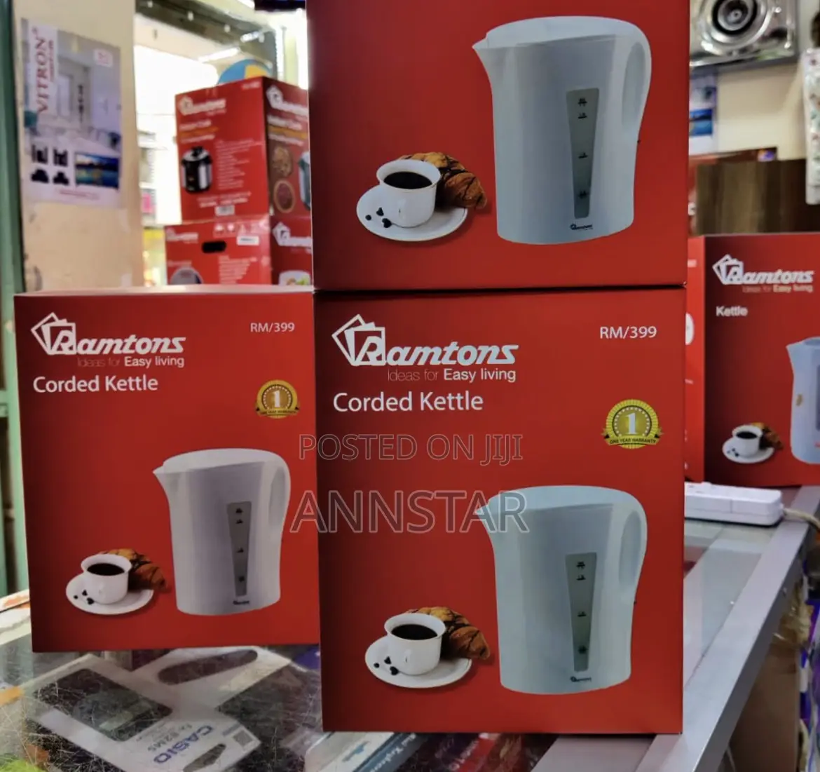 Ramtons Corded Kettle 1.7litres