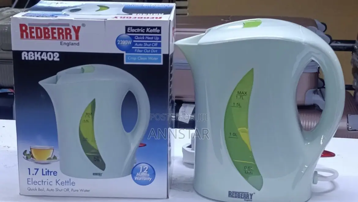Redberry 1.7 LTRS Electric Kettle Available