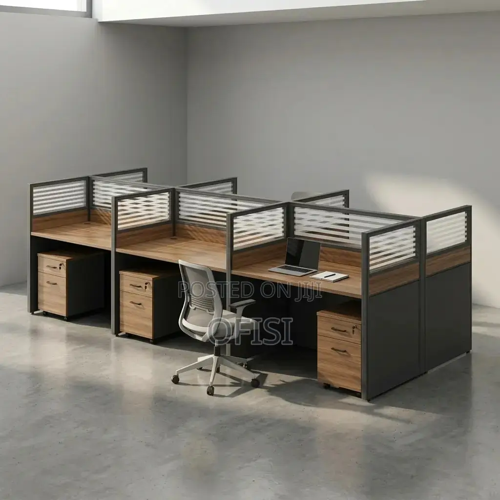 Office Workstation; 6-Persons Modular New Office Workstation