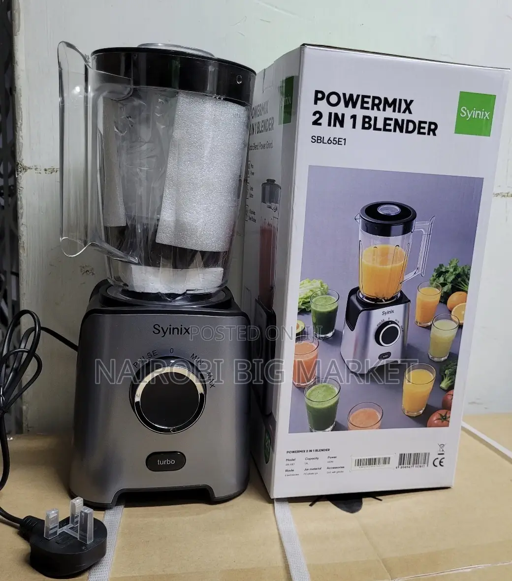 Syinix Powermix 2in1 Blender Turbo Blend