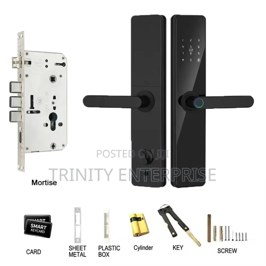 Smart Lock Electric Password Fingerprints Cards Tuya App Control