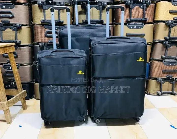 3 In 1 Fabric Laxurious Suitcase Briefcase Travel Bag