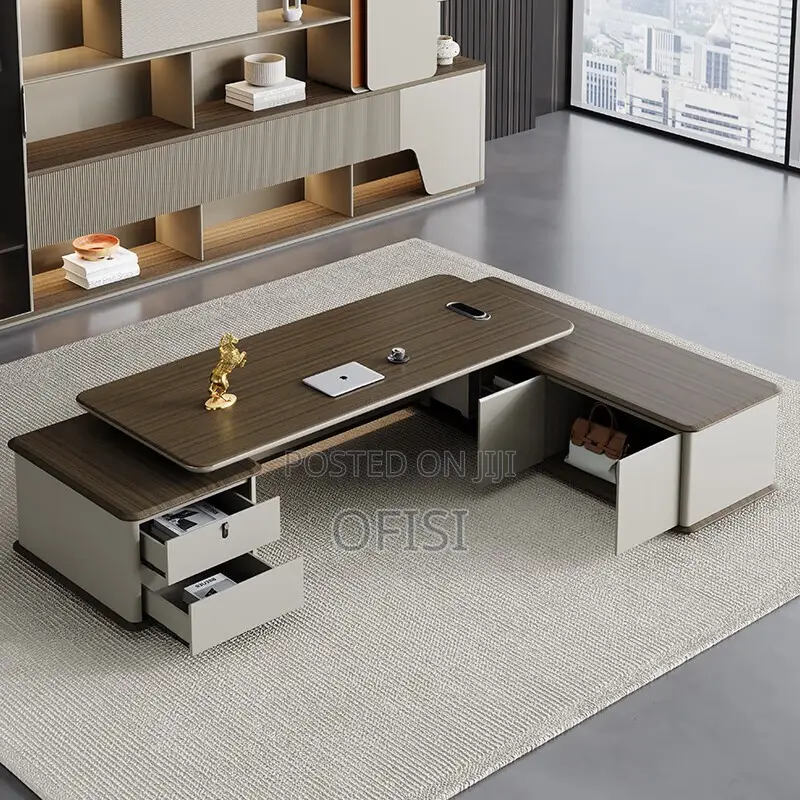 Office Desk; 2.4 Meters Executive Director's Table