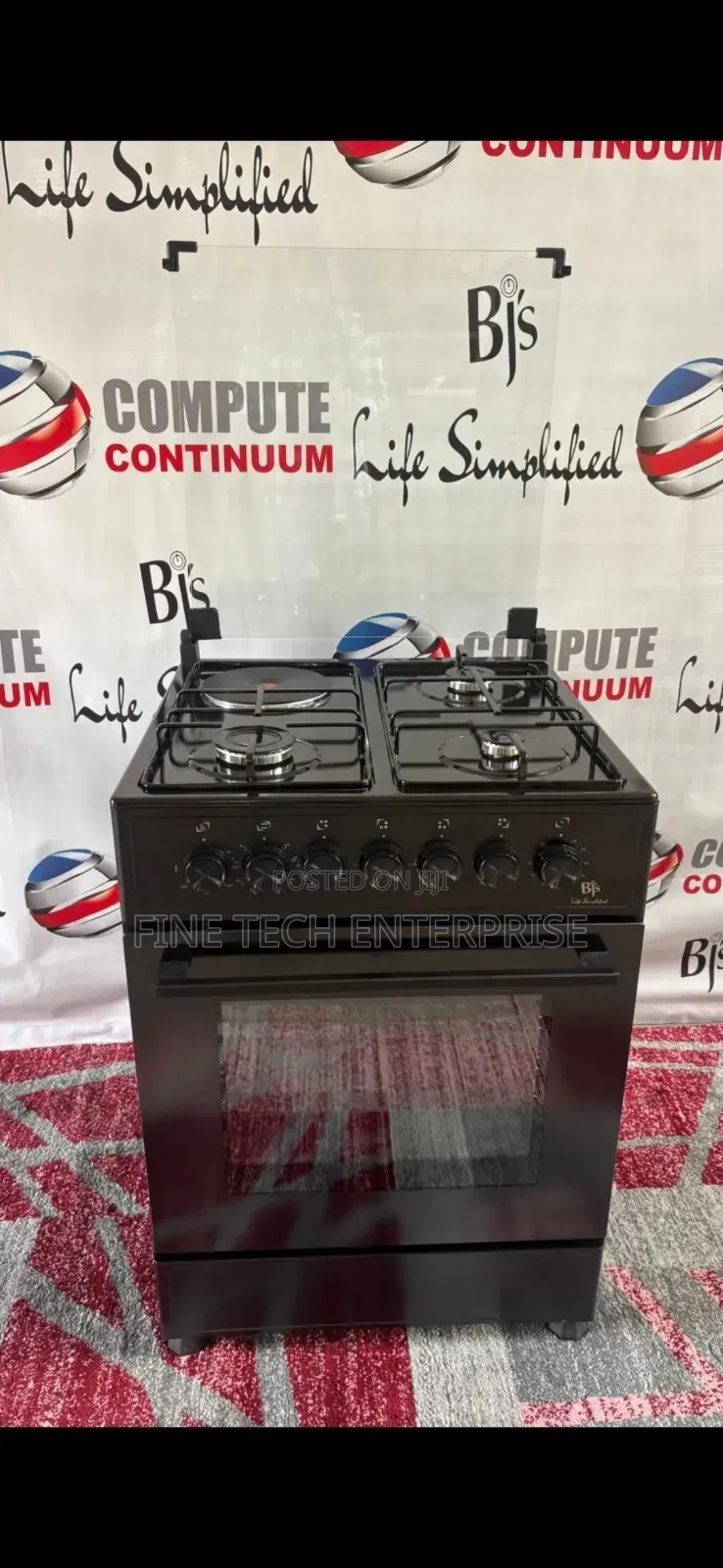 BJS 60×60 Cooker Freestanding Cooker Turbo Fan 3gas+1electric