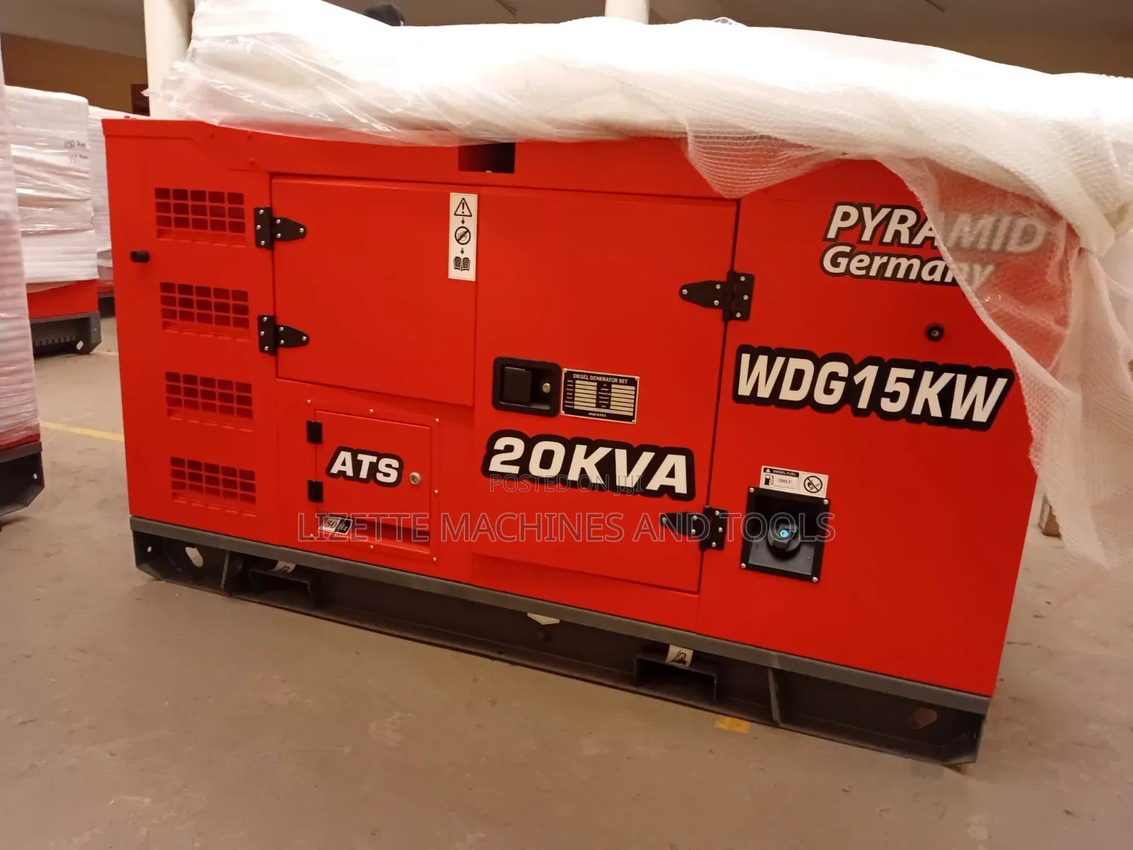 Pyramid 20kva Water Cooled Diesel 3-Phase Generator With Inbuilt Ats
