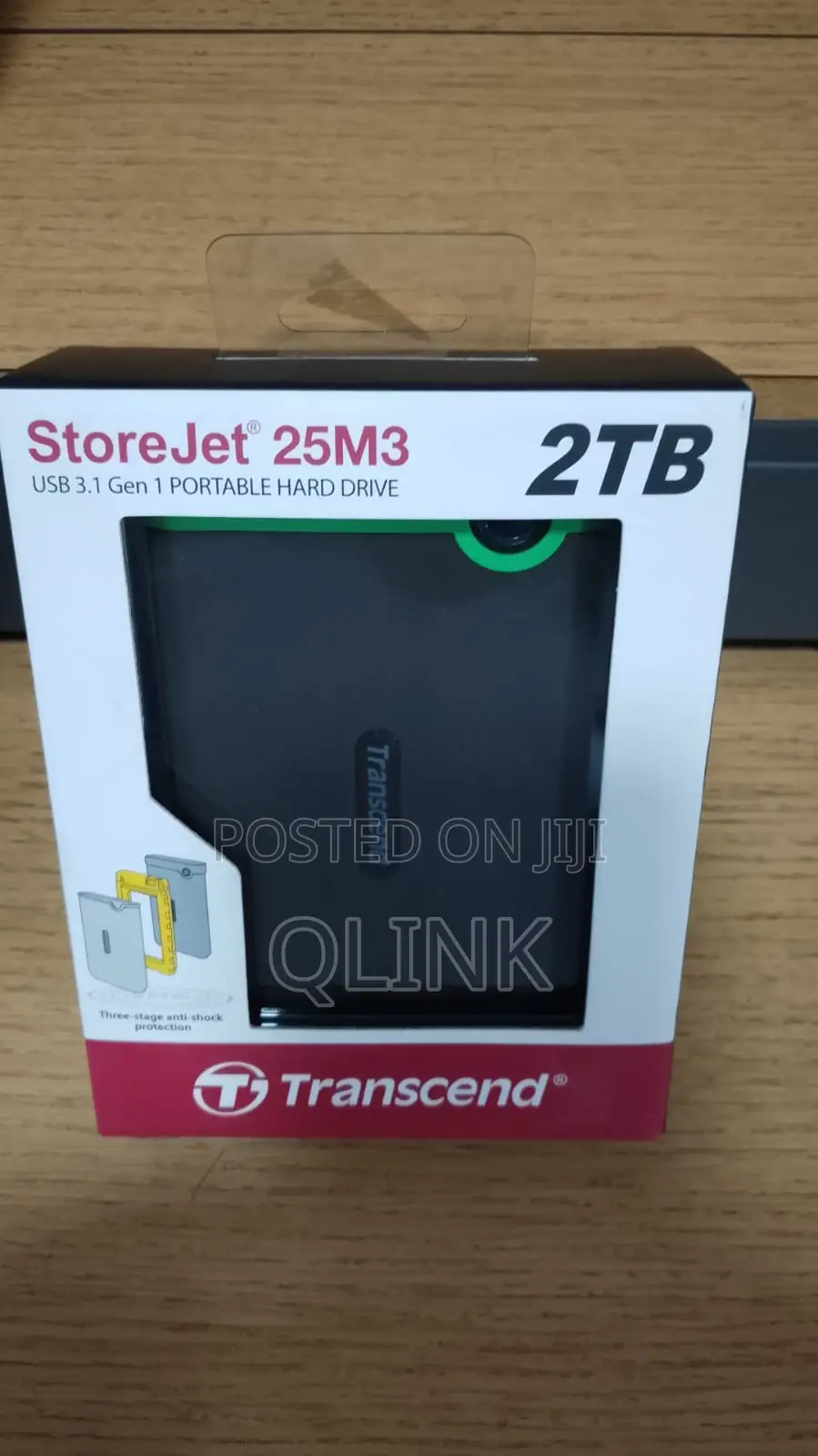 Transcend 2tb USB 3.1 Storejet 25m3 Portable Hard Drive .