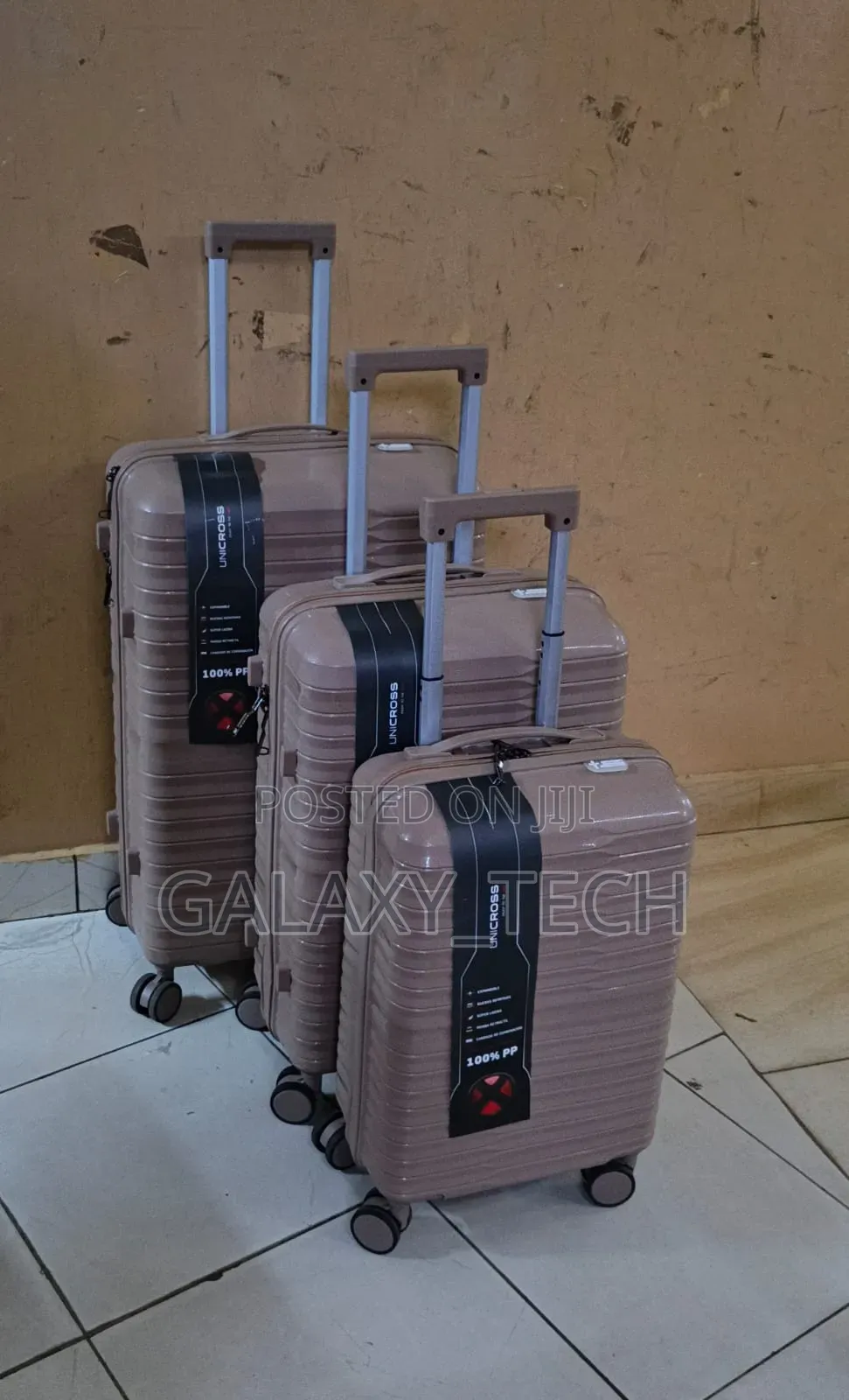 3 in 1 Unbreakable Pp Rubber Suitcases