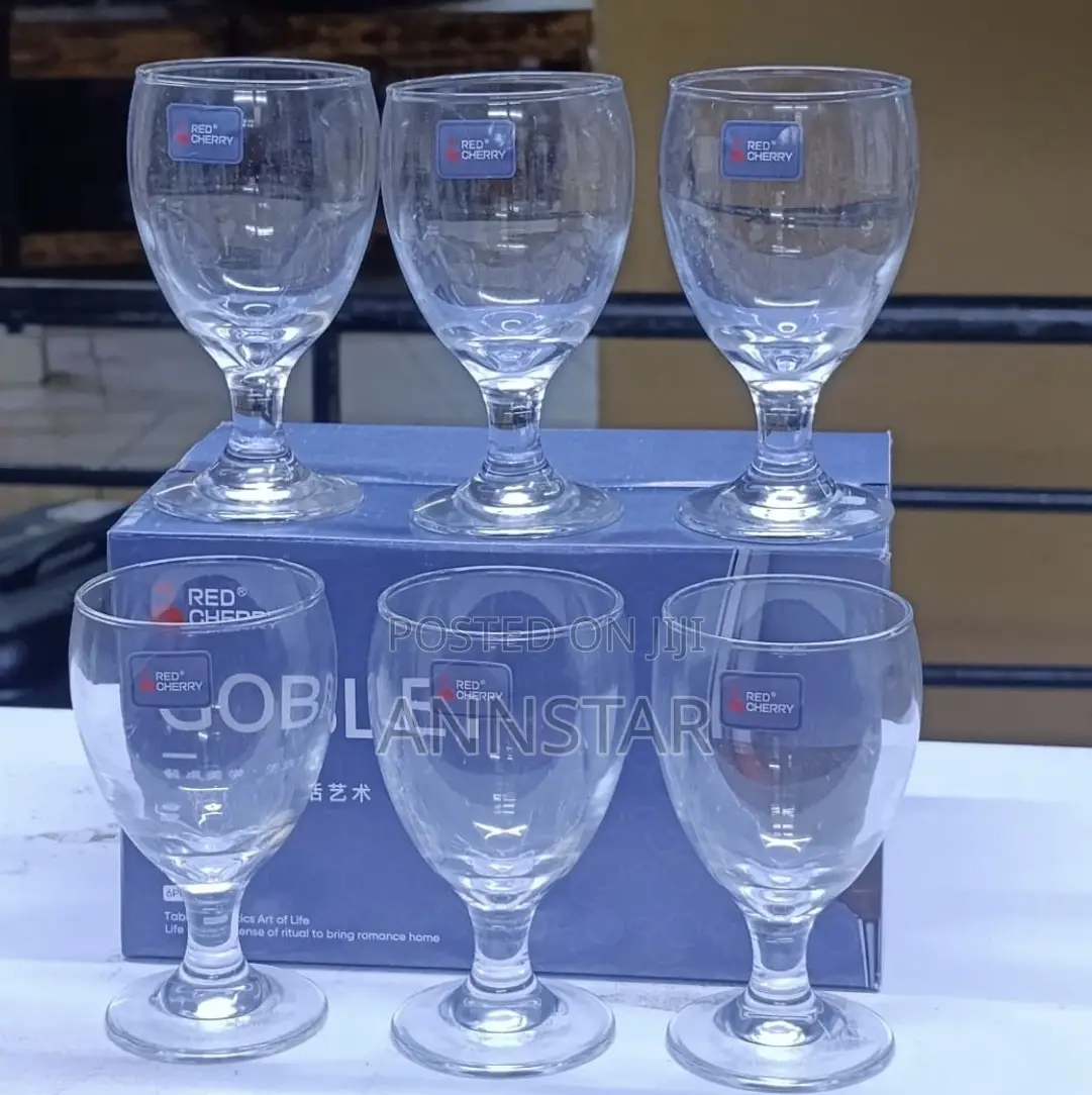 6pcs 300ml Short Wine Glasses