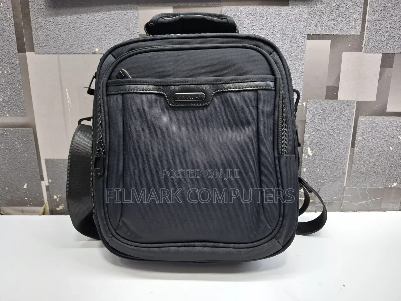 Omaya Men's Vertical Shoulder Pouch/Bag