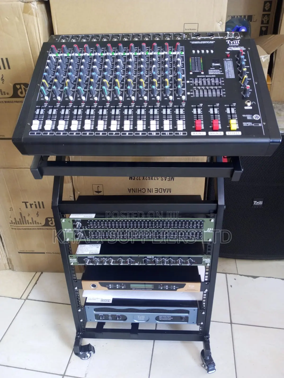 Q02 Big Size Rack Mount for Public Address Systems