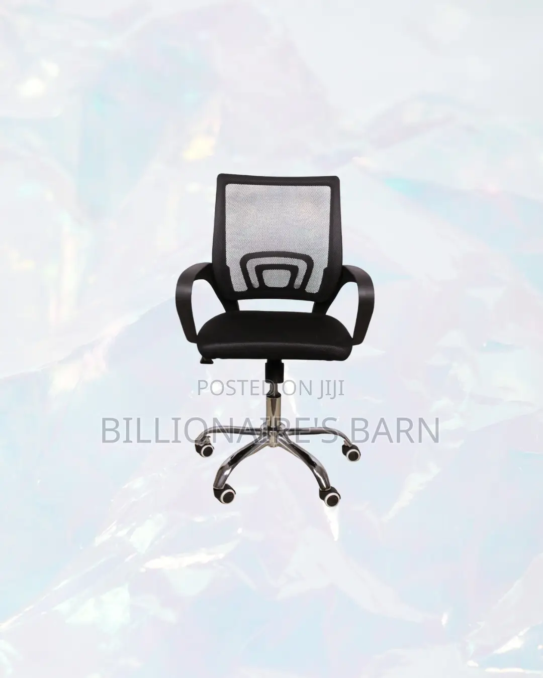 Practical Secretarial Mesh Office Chair Ergonomic Design for Desk Use