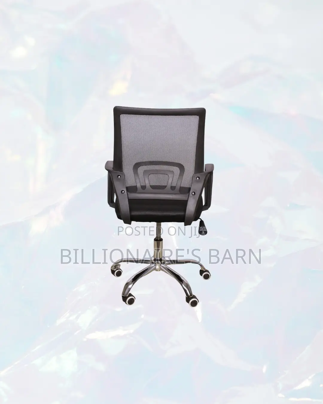 Practical Secretarial Mesh Office Chair Ergonomic Design for Desk Use
