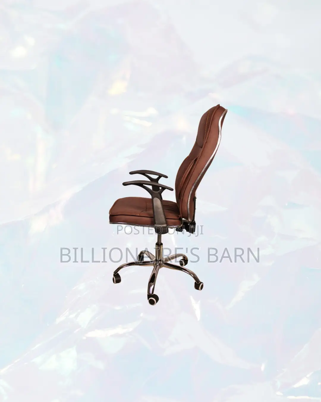 Practical Ergonomic Executive Leather Chair High Back for Desk Use