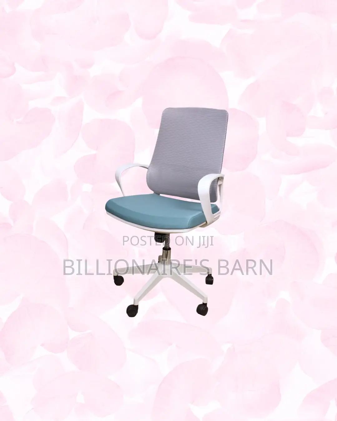 Practical White Mid Back Mesh Office Chair for Gaming and Desk Use