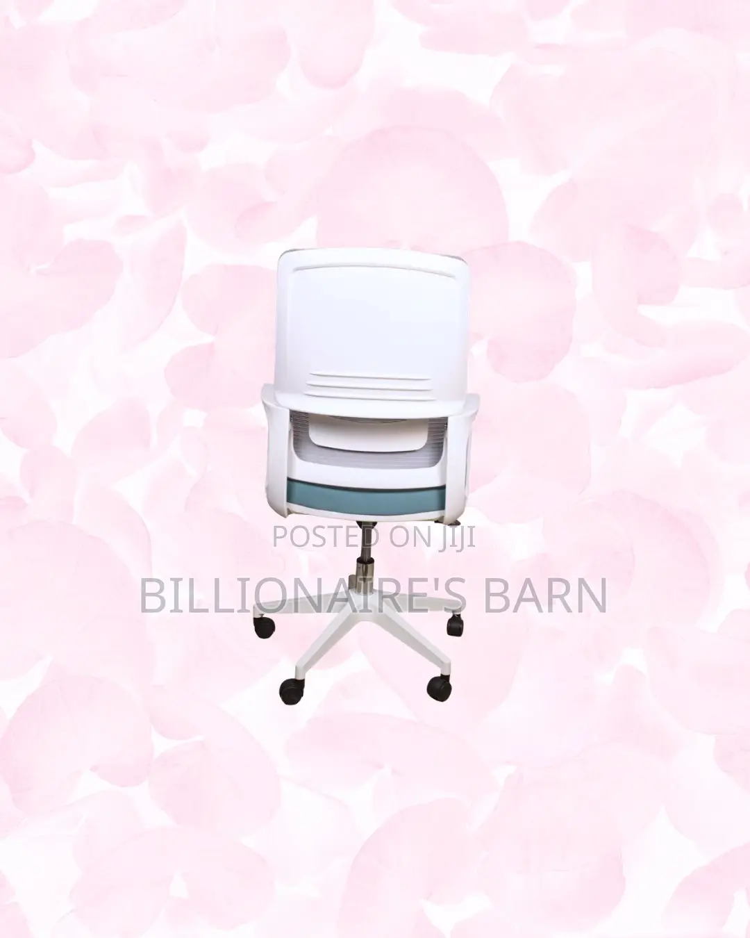 Practical White Mid Back Mesh Office Chair for Gaming and Desk Use