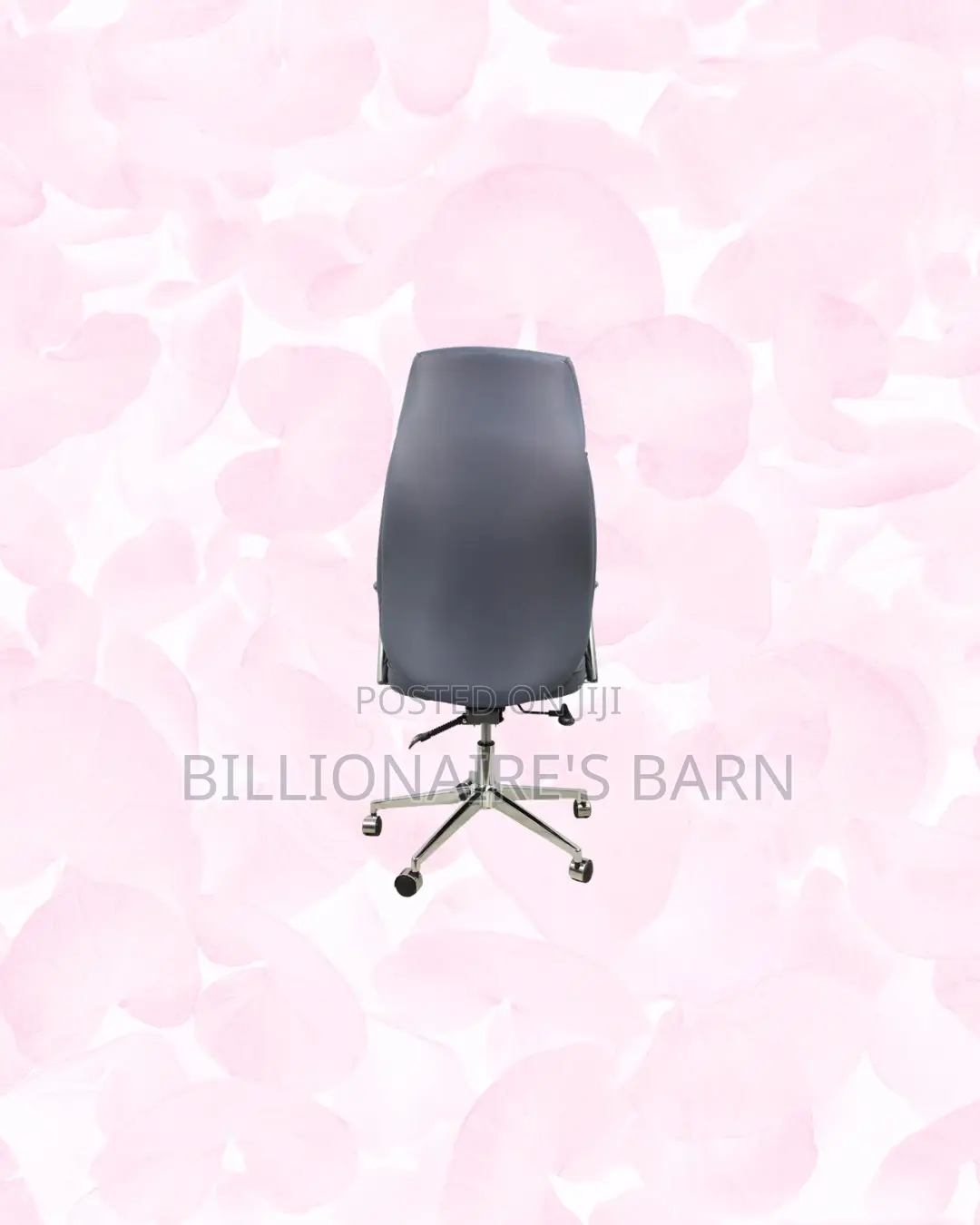 Grey Executive Leather Chair High Back for Fast Paced Workdays
